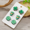 Wholesale St. Patrick's Day Wooden Set Earrings