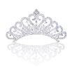Wholesale Crown Heart Comb Rhinestone Pearl Hair Comb
