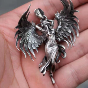O1CN01Y01Kox1SQQMM3soBa__4208772241-0-cib Wholesale Vintage Angel Wings Pendant Alloy Necklace