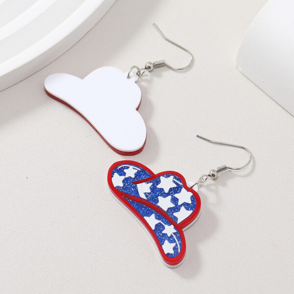 O1CN01Y0N75w21msQisW2ip_1121057028-0-cib Wholesale American Independence Day Western Cowboy Hat Acrylic Earrings