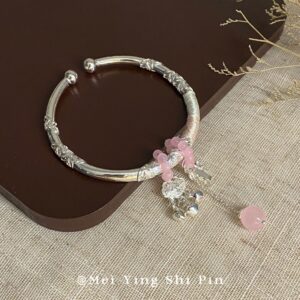 Pink Peace and Joy Bracelet