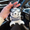 Wholesale Pilot Panda Plush Keychains