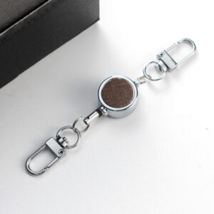 Dark brown [silver retractable buckle]]