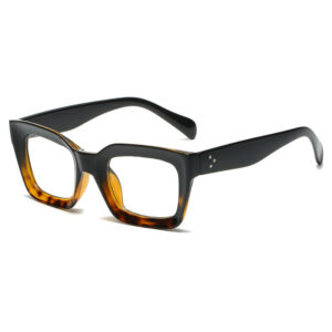 Upper Black Lower Leopard White Flat C9