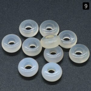 5X10mm white agate