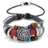 Wholesale Vintage Beaded Multi-layer Cowhide Bracelets