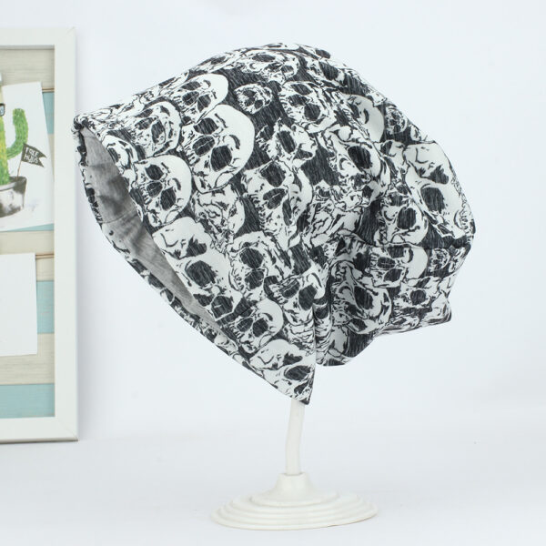 Wholesale Personalized Printed Skull Head Covers, Outdoor Warm Ear Protection, Cotton Pile Caps