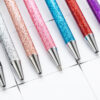 Wholesale Gold Powder Foreskin Pu Multi-color Metal Push Ballpoint Pen