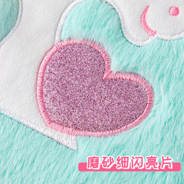 O1CN01YCFDPM1GbAKIxx0Iw_2200734000640-0-cib-1 Wholesale Macaron A5 Unicorn Plush Notebook