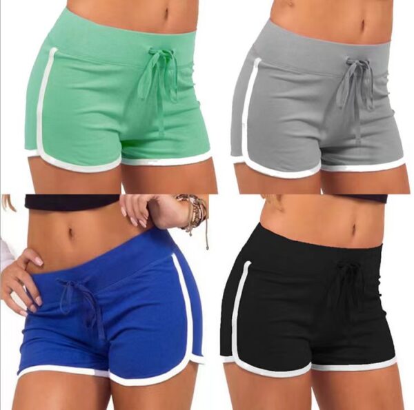 Wholesale Hip Lift Outerwear Fitness Running Yoga Sports Lace-up Shorts