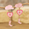 O1CN01YF8B0f21msS88g3O0_1121057028-0-cib Wholesale Western Cowboy Hats Boots Love Alloy Oil Drop Earrings