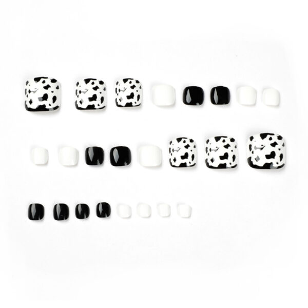 O1CN01YHVsAW2NGHfMdeaSB_4234819935-0-cib Wholesale Black & White Leopard Foot Nail Stickers