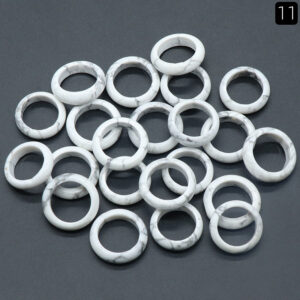 White Pine stone (single piece) / Inner diameter 18~20mm