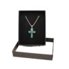 Wholesale Diamond Oil Dripping Cross Necklace