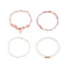 O1CN01YJ6z8Z1Bs2lftzV4y_0-0-cib Wholesale Heart Flower Pearl Children Bracelet Set of 4 Baby Supplies