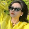 Wholesale Narrow Frame PC Sunglasses