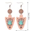 O1CN01YMpLWG1ftMV5tJJeZ_3172764064-0-cib Wholesale Western Style Cactus Bull Head Wooden Earrings