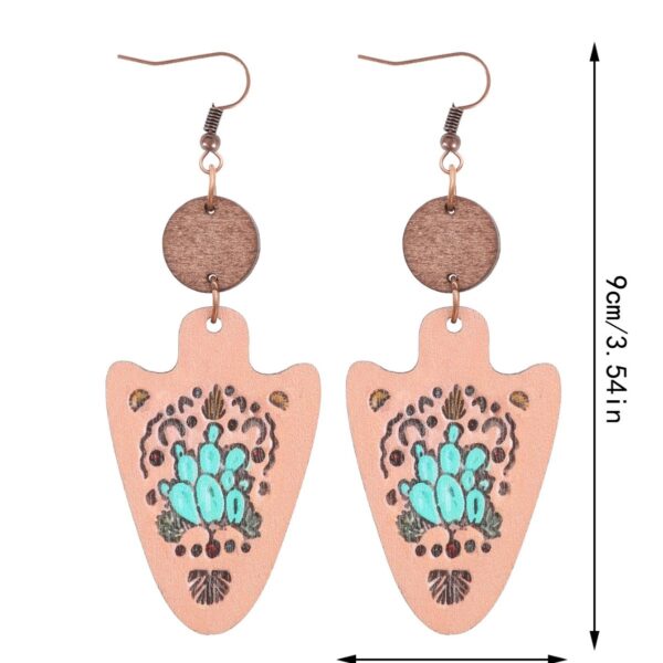 O1CN01YMpLWG1ftMV5tJJeZ_3172764064-0-cib Wholesale Western Style Cactus Bull Head Wooden Earrings