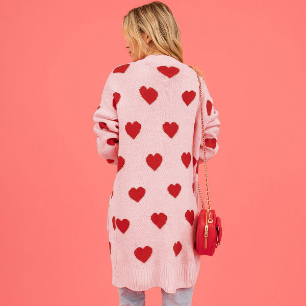 O1CN01YMrKLF29NFNhJ5PxP_4040548055-0-cib Wholesale Valentine's Day Heart Acrylic Cardigan