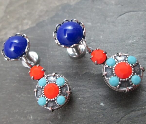 Wholesale Circle Palace Style Alloy Earrings