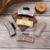 O1CN01YPcgGa1ftMVrySZqF__3172764064-0-cib Wholesale Western Style MAMA Cactus HOWDY Leather Hair Clip Shark Clip Combination