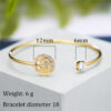 Wholesale Personality Open Adjustable Rhinestone Bracelet Alloy