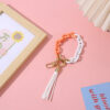 Wholesale Tassel Acrylic Bracelet Keychain