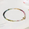 Wholesale 2mm Agate Rainbow Small Tourmaline Bracelet