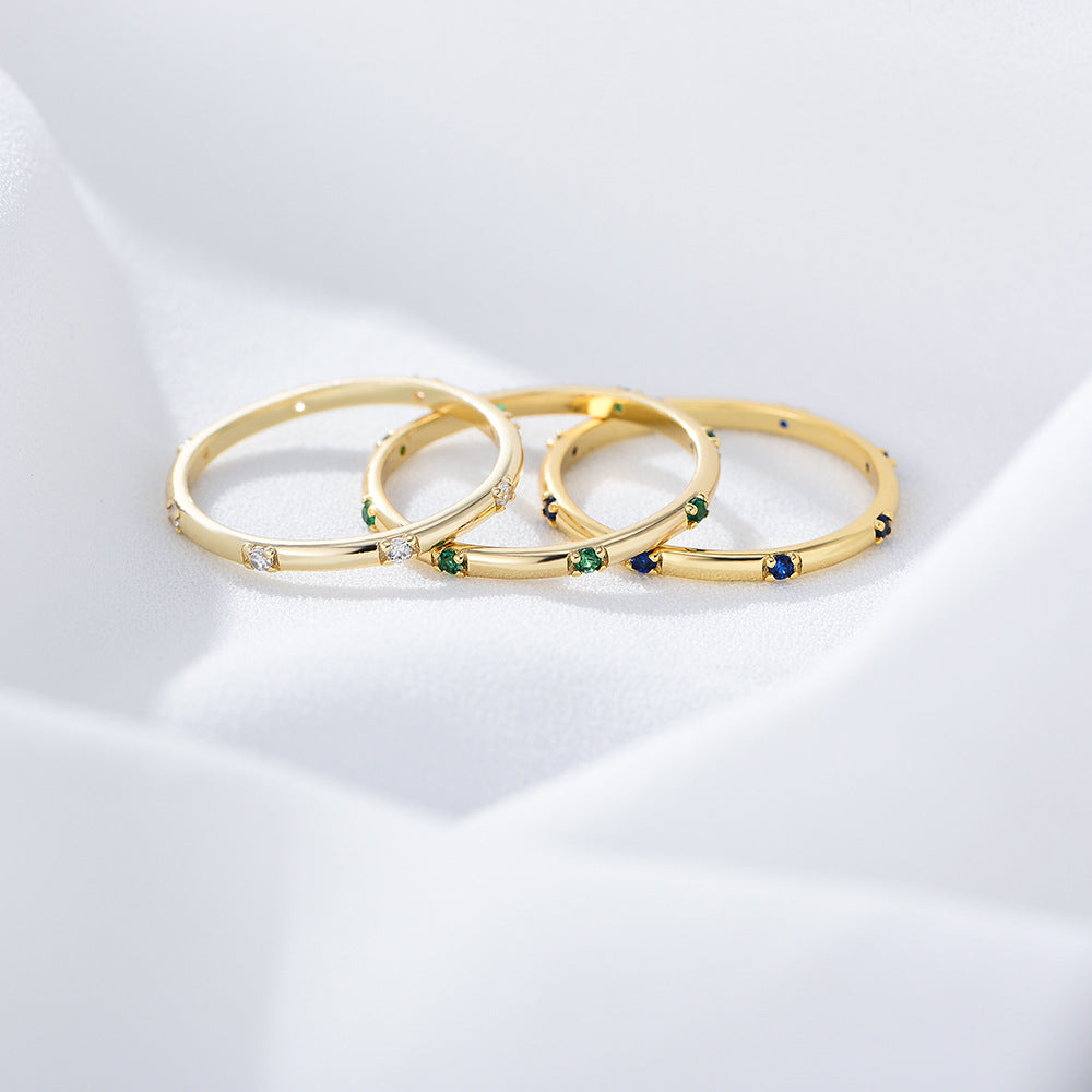 Wholesale Sterling Sier Zircon Rings