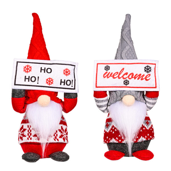 Wholesale Christmas Lantern Sign Fabric Figurine Ornaments