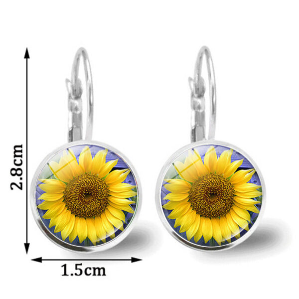 O1CN01YVa6DA1hduGdXYjNM_2201226834301-0-cib Wholesale Sunflower Alloy Earrings