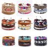 O1CN01YVwuKF2Jm6kzaUcMB_2128219463-0-cib Wholesale Vintage Multilayer Alloy Wood Bead Leather Bracelet