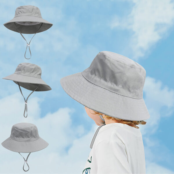 Wholesale Children's Breathable Basin Hat Beach Bucket Hat