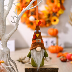 Harvest season with lamp Turkey doll pendant C