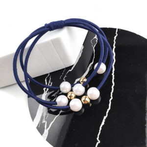 Three-in-one 9 beads [Navy Blue]]