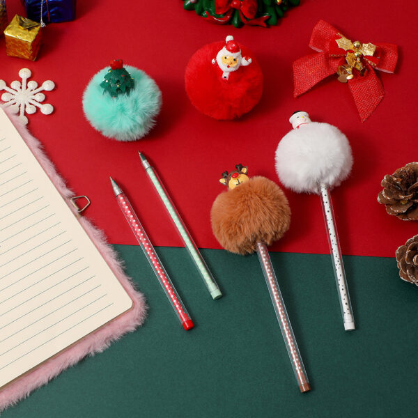 Wholesale Christmas Plush Ballpoint Pens