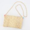 Wholesale PU Woven Single Shoulder Crossbody Wheat Straw Woven Bags