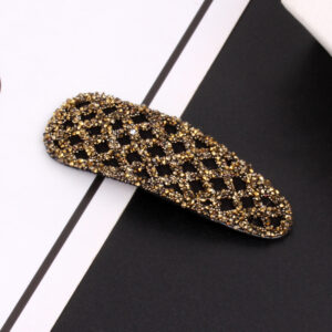 Golden hair clip [drop shape]]