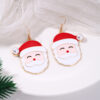 O1CN01Ye21Ao23mzrBNXr0B_2213657267299-0-cib Wholesale Christmas Creative Cartoon Cute Alloy Santa Claus Earrings