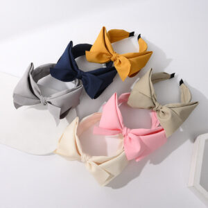 O1CN01Yf8DC51moVTYXuVhK__2211129165001-0-cib Wholesale French Style Black Big Bow Headband