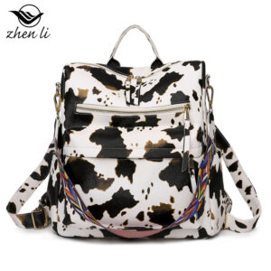 Cow beige-PU shoulder strap