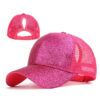 Wholesale Ponytail Sunscreen Fashion Hollow Mesh Baseball Cap