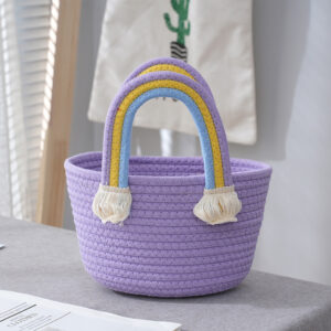 Lavender purple / (large size) bottom 17*10 mouth 15*25 height 15
