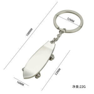 X-1537 new skateboard silver