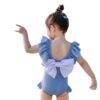 Wholesale Backless Bow Baby Nylon Swimwear