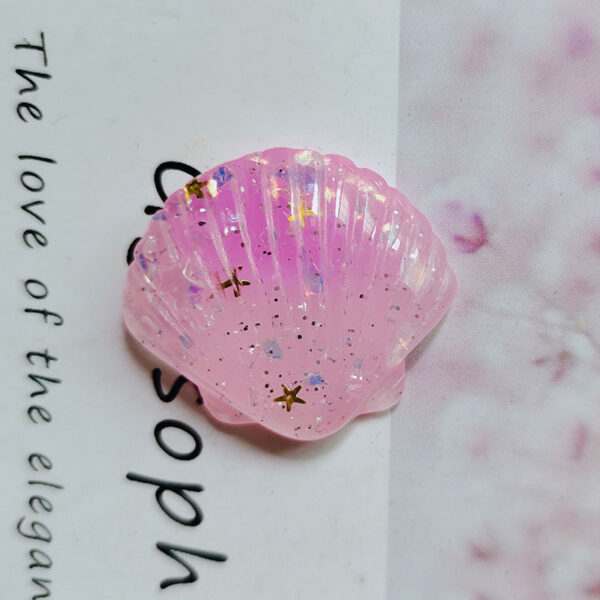 Wholesale Resin Seashell Sequins DIY Kids Accessories