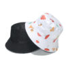 Wholesale Mushroom Print Polyester Fisherman Hat