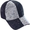 O1CN01YuEsXL2CZ6FmPvWos_2215078058487-0-cib Wholesale Cotton Two-color Patchwork Diamond Studded Baseball Caps
