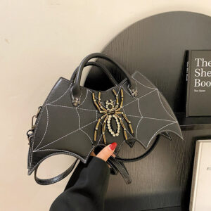 Wholesale PU Embroidery Diamond Spider Bag