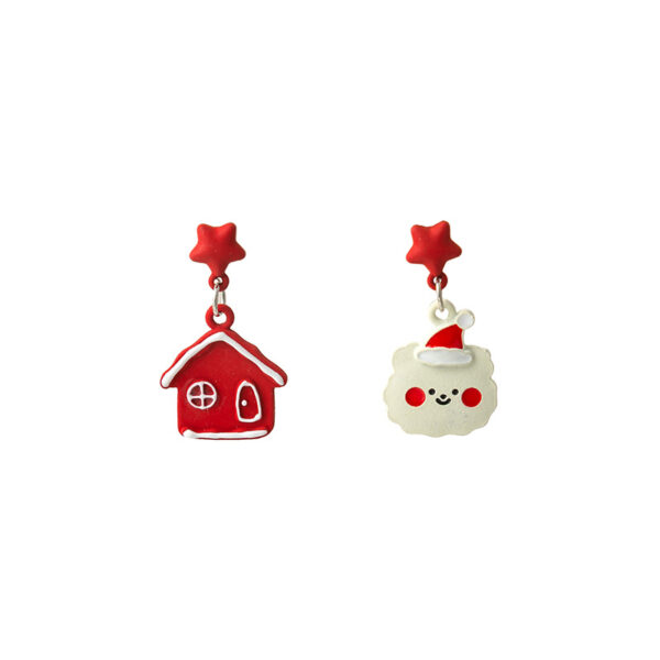 O1CN01Yxe4uB1onFeHB5BsX_2059265269-0-cib Wholesale Cartoon Christmas Santa Claus Christmas Tree Earrings